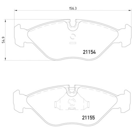 Pagid Brakes Disc Brake Pad, 355007591 355007591